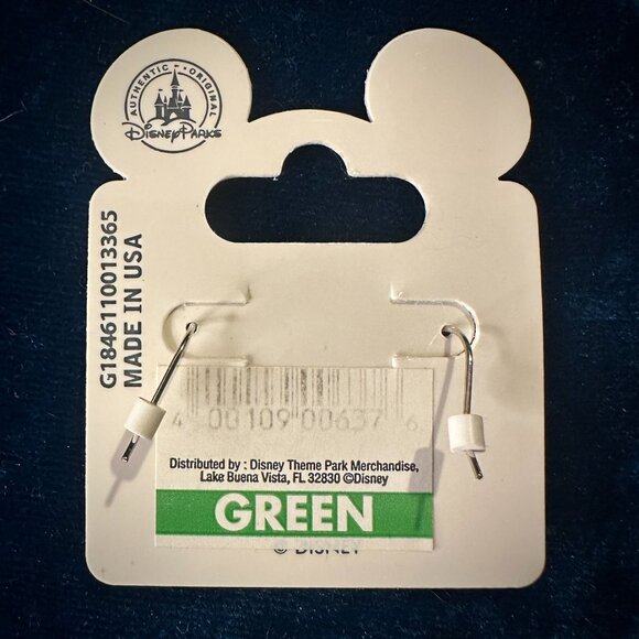 Disney Mickey icon ornate silver-tone dangle earrings - Picture 4 of 4